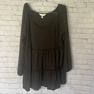 Lauren Conrad Women’s Dark Green Blouse Size 0x